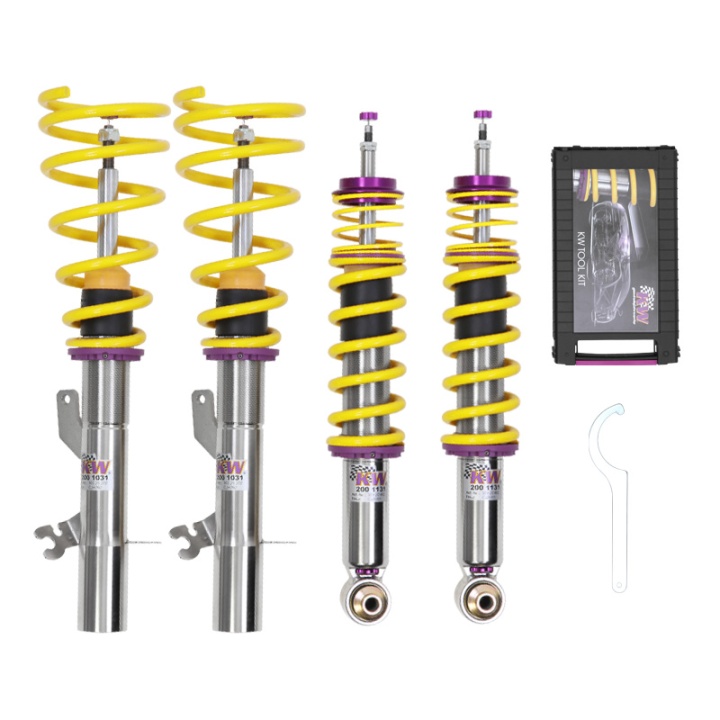 35267016-3406 S60, V60 (F, F-N2D) 4WD 03/10- Coiloverkit KW Suspension Inox 3