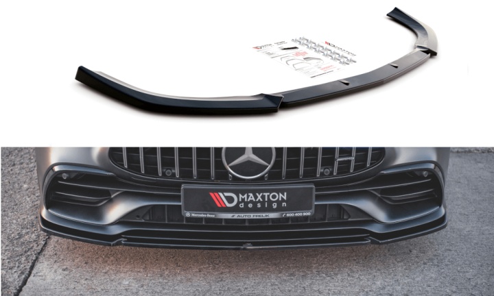 var-ME-GT-4D-53-FD2T Mercedes-AMG GT 53 4 Door Coupe 2018+ Frontsplitter V.2 Maxton Design 