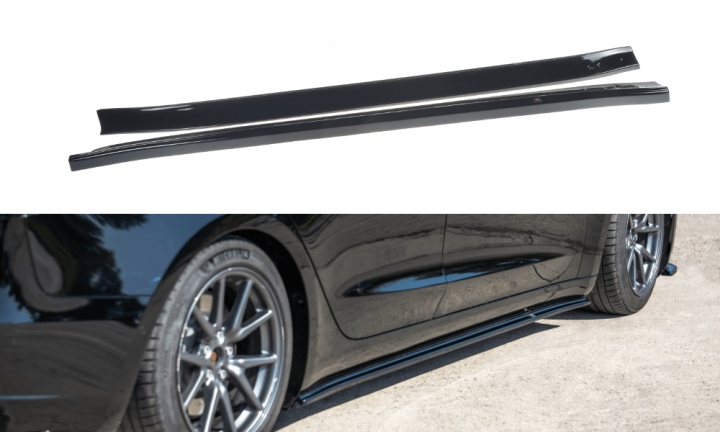 var-TE-MODEL3-1-SD1T Tesla Model 3 2017+ Sidoextensions V.1 Maxton Design 
