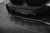 BMW X6 M-Sport G06 LCI 2023+ Frontläpp / Frontsplitter V.1 Maxton Design