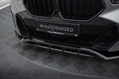BMW X6 M-Sport G06 LCI 2023+ Frontläpp / Frontsplitter V.2 Maxton Design