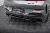 BMW X6 M-Sport G06 LCI 2023+ Bakre Splitter / Diffuser med Splitters V.1 Maxton Design