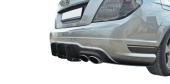 ME-C-204-AMGLINE-CNC-RS1A Mercedes C-Class W204 Facelift AMG-Line 2011-2014 Racing Diffuser & Sidoextensions Maxton Design (2)