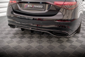 Mercedes S-Klass AMG-Line W223 2020+ Bakre Splitter (Med Splitters) V.1 Maxton Design