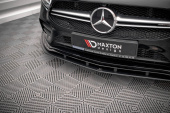 Mercedes A-Klass AMG / AMG-Line W177 2018+ Street Pro Frontsplitter V.1 Maxton Design