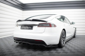 Tesla Model S Plaid Mk1 Facelift 2021+ Bakre Splitter (Med Splitters) V.2 Maxton Design