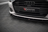 var-AU-A6-C8-FD1T Audi A6 C8 2019+ Frontsplitter V.1 Maxton Design  (4)