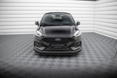 Ford Fiesta ST / ST-Line Mk8 Facelift 2021+ Street Pro Frontläpp / Frontsplitter Maxton Design