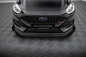 Ford Fiesta ST / ST-Line Mk8 Facelift 2021+ Street Pro Frontläpp / Frontsplitter Maxton Design