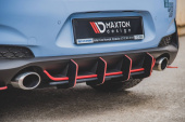var-HYI303NCNC-RS3B Hyundai I30 N Hatchback 2017+ Racing Durability Diffuser V.2 Maxton Design  (4)