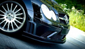var-ME-CLK-209-BLACK-SL-F Mercedes CLK W209 AMG Black Series 2002-2009 Frontsplitter V.1 Maxton Design  (1)
