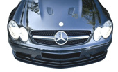 var-ME-CLK-209-BLACK-SL-F Mercedes CLK W209 AMG Black Series 2002-2009 Frontsplitter V.1 Maxton Design  (2)