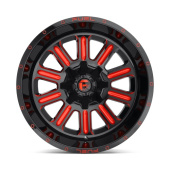 wlp-D62118909845 Fuel 1PC Hardline 18X9 ET-12 6X135/139.7 106.10 Gloss Black Red Tinted Clear (3)