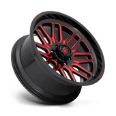 wlp-D66322007347 Fuel 1PC Ignite 22X10 ET-18 5x127 78.10 Gloss Black Red Tinted Clear (2)
