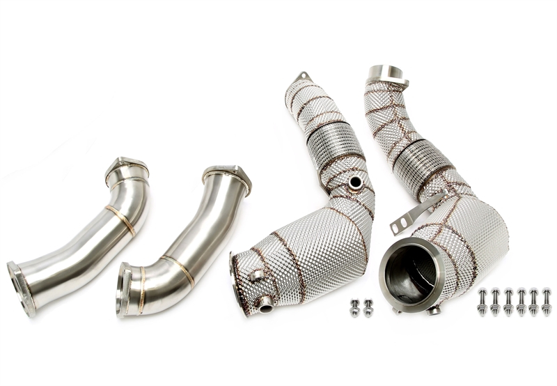 BMW M5 F90 / M8 F91/F92/F93 S63-Motor 2017-2020 Downpipes Med Katalysa
