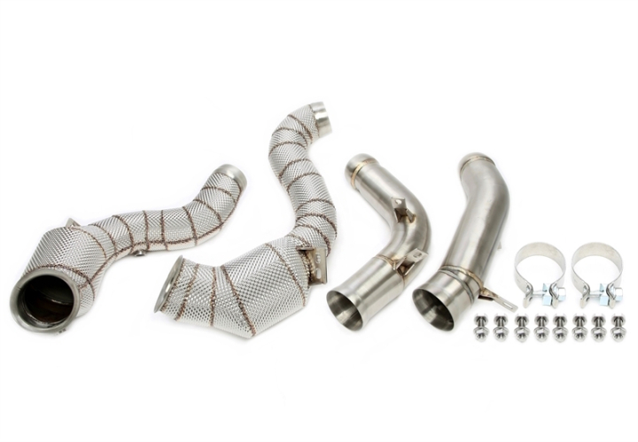 Mercedes Benz AMG E63 inkl. S W213 (M177) Downpipe med Värmeskydd och KatalysatorTA Technix i gruppen Välj bilmodell / Mercedes Benz / E-Class 17+ (W213 - C238) / Chassi hos DDESIGN Scandinavia AB (06MB017)