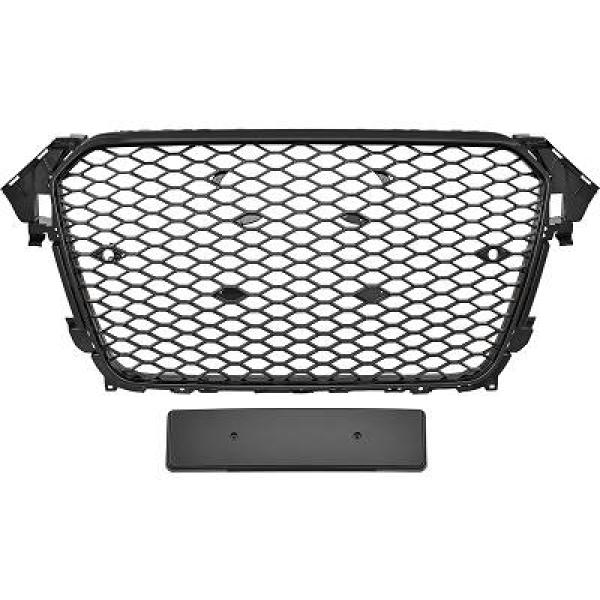 AUDI A4 B8.5 11-15 Honeycomb Svart Sportgrill RS-Look (med PDC) DIEDERICHS i gruppen Välj bilmodell / Audi / A4 - S4 - RS4 (B8) 2007-2014 / Styling hos DDESIGN Scandinavia AB (1019240)