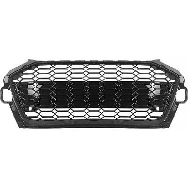 AUDI A4 B9.5 19+ (utan Kamera) Honeycomb Svart Sportgrill RS-Look DIEDERICHS i gruppen Välj bilmodell / Audi / A4 - S4 - RS4 (B9) 2015+ / Styling hos DDESIGN Scandinavia AB (1020740)