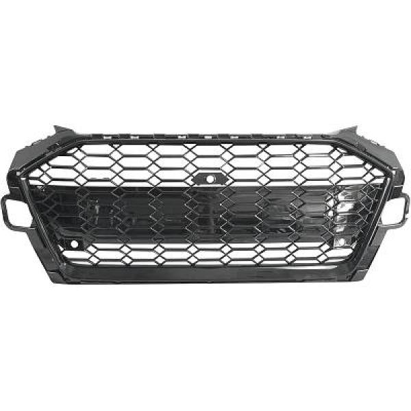 AUDI A4 B9.5 19+ (med Kamera) Honeycomb Svart Sportgrill RS-Look DIEDERICHS i gruppen Välj bilmodell / Audi / A4 - S4 - RS4 (B9) 2015+ / Styling hos DDESIGN Scandinavia AB (1020840)