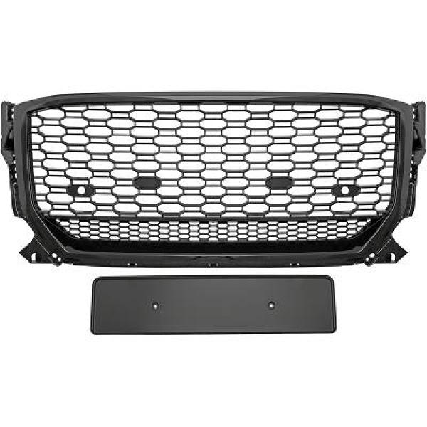AUDI Q2 16+ Svart Sportgrill RS-Look (med PDC) DIEDERICHS i gruppen Välj bilmodell / Audi / Q2 2016+ hos DDESIGN Scandinavia AB (1055240)