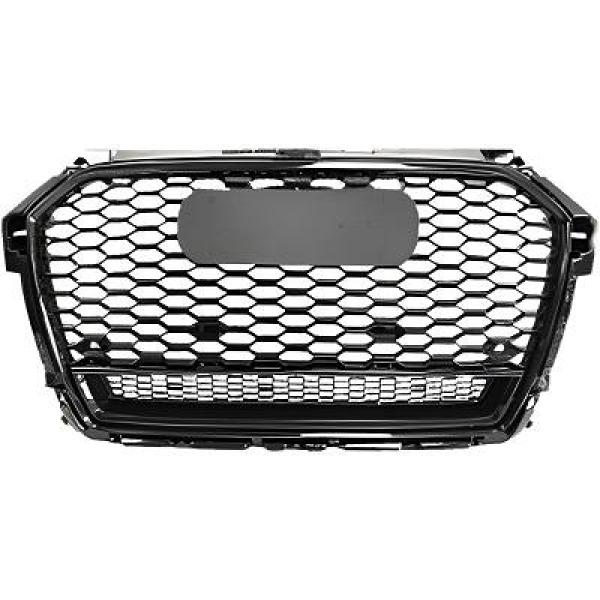 Audi A1 2015-2018 (Med PDC) RS-Look Blanksvart Sportgrill DIEDERICHS i gruppen Välj bilmodell / Audi / A1 - S1 2010+ / Styling hos DDESIGN Scandinavia AB (1080340)
