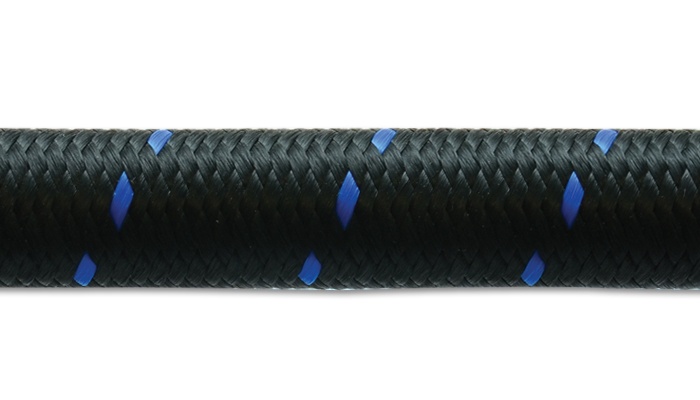 11954B -4AN Gummislang (60cm) Blått Nylonöverdrag Vibrant Performance