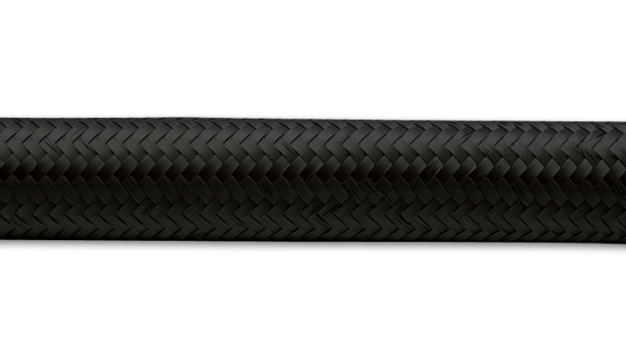 11958 -8AN Gummislang (60cm) Svart Nylonöverdrag Vibrant Performance