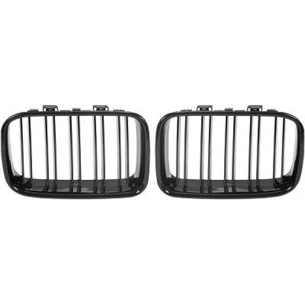 BMW 3-Serie E36 91-96 Dubbelribbad Blanksvart Sportgrill Sport-Look DIEDERICHS i gruppen Bilmodeller / BMW / 3-serie (E36) 1990-2000 / Styling / Grill hos DDESIGN AB (1213341)