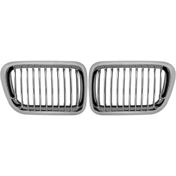 BMW 3-Serie E36 96-99 Enkelribbad Krom Sportgrill DIEDERICHS i gruppen Bilmodeller / BMW / 3-serie (E36) 1990-2000 / Styling / Grill hos DDESIGN AB (1213540)