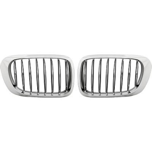BMW 3-Serie E46 Coupé/Cab 99-03 Kromad Sportgrill DIEDERICHS i gruppen Välj bilmodell / BMW / 3-serie (E46) 1998-2005 / Styling / Grill hos DDESIGN Scandinavia AB (1214440)