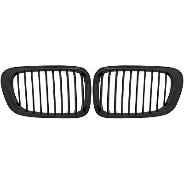 BMW 3-Serie E46 Coupé 99-02 Enkelribbad Blanksvart Sportgrill Performance-Look DIEDERICHS i gruppen Välj bilmodell / BMW / 3-serie (E46) 1998-2005 / Styling / Grill hos DDESIGN Scandinavia AB (1214741)