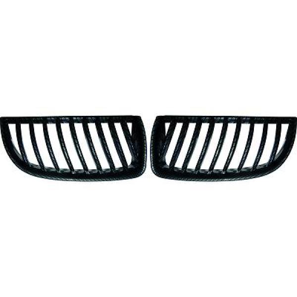 BMW 3-Serie E90/E91 05-08 Kolfiberlook Sportgrill / Njurar DIEDERICHS i gruppen Välj bilmodell / BMW / 3-serie (E90-E91) 2005-2012 / Styling hos DDESIGN Scandinavia AB (1216440)