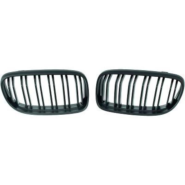 BMW 3-Serie E90/E91 08-12 Dubbelribbad Mattsvart Sportgrill / Njurar Performance-Look DIEDERICHS i gruppen Välj bilmodell / BMW / 3-serie (E90-E91) 2005-2012 / Styling hos DDESIGN Scandinavia AB (1216942)