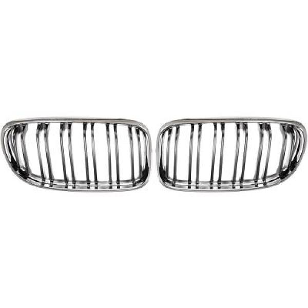 BMW 3-Serie E90/E91 08-12 Dubbelribbad Kromad Sportgrill / Njurar Performance-Look DIEDERICHS i gruppen Välj bilmodell / BMW / 3-serie (E90-E91) 2005-2012 / Styling hos DDESIGN Scandinavia AB (1216944)