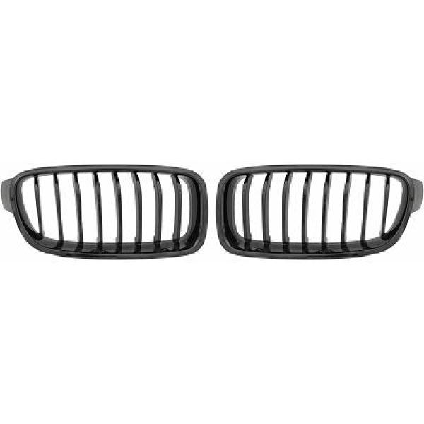 BMW 3-Serie F30/F31 11+ Blanksvart Sportgrill / Njurar Performance-Look DIEDERICHS i gruppen Välj bilmodell / BMW / 3-serie-4-serie (F30-F36) 11-19 / Styling / Grill hos DDESIGN Scandinavia AB (1217140)