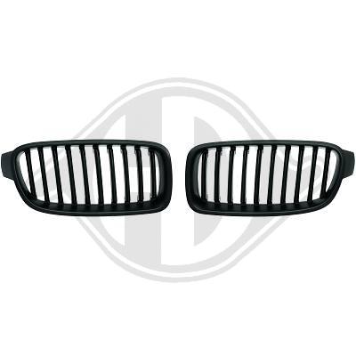 BMW 3-Serie F30 11-19 Sportgrill 10-ribbad DIEDERICHS i gruppen Välj bilmodell / BMW hos DDESIGN Scandinavia AB (1217240)