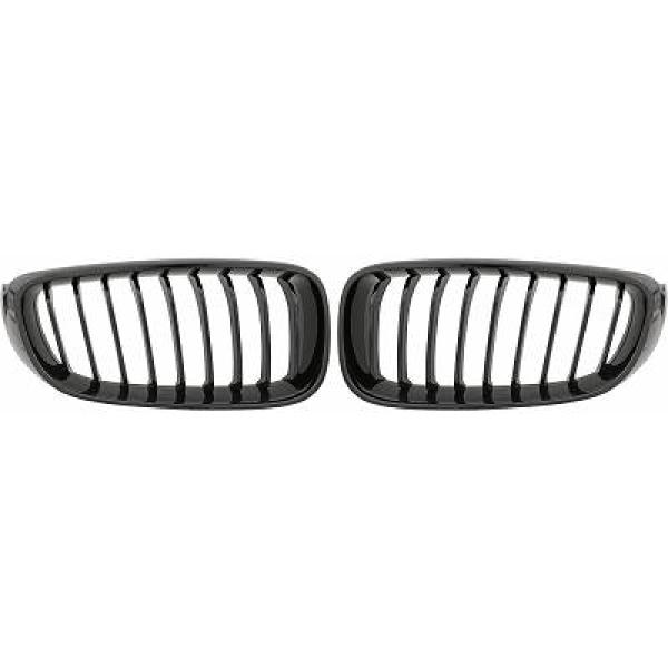 BMW 3-Serie F34 13+ Enkelribbad Blanksvart Sportgrill / Njurar DIEDERICHS i gruppen Bilmodeller / BMW / 3-serie-4-serie (F30-F36) 11-19 / Styling / Grill hos DDESIGN AB (1217942)