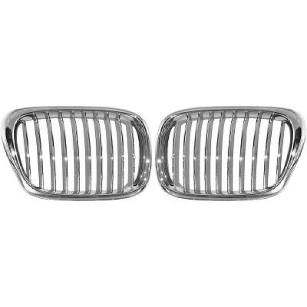 BMW 5-Serie E39 95-03 Kromad Sportgrill / Njurar DIEDERICHS i gruppen Välj bilmodell / BMW / 5-serie (E39) 95-04 / Styling / Grill hos DDESIGN Scandinavia AB (1223240)