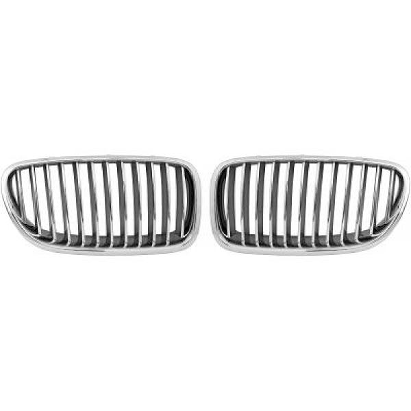 BMW 5-Serie F10/F11 10-13 Enkelribbad Kromad Sportgrill / Njurar DIEDERICHS i gruppen Välj bilmodell / BMW / 5-serie (F07-F10-F11) 11-17 / Styling / Grill hos DDESIGN Scandinavia AB (1225240)