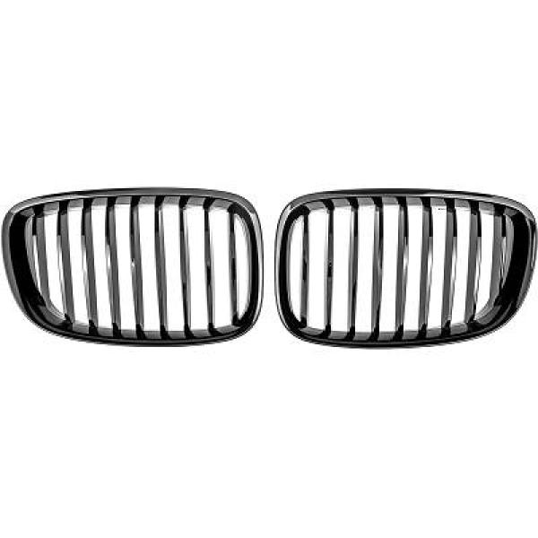 BMW 5-Serie GT F07 13-17 Enkelribbad Blanksvart Sportgrill / Njurar DIEDERICHS i gruppen Bilmodeller / BMW / 5-serie (F07-F10-F11) 11-17 / Styling / Grill hos DDESIGN AB (1225841)