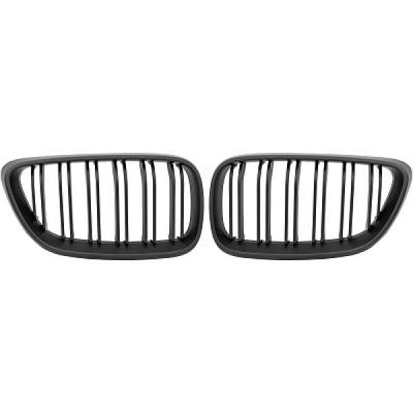 BMW 2-Serie F22/23 13-17 Dubbelribbad Svart Sportgrill / Njurar Performance-Look DIEDERICHS i gruppen Välj bilmodell / BMW / 1-serie 2-serie (F20-F23) 2011-2019 / Styling / Grill hos DDESIGN Scandinavia AB (1235241)