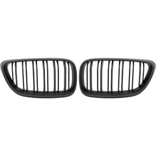 BMW 2-Serie F22/23 13-17 Dubbelribbad Svart Sportgrill / Njurar Performance-Look DIEDERICHS i gruppen Bilmodeller / BMW / 1-serie 2-serie (F20-F23) 2011-2019 / Styling / Grill hos DDESIGN AB (1235241)