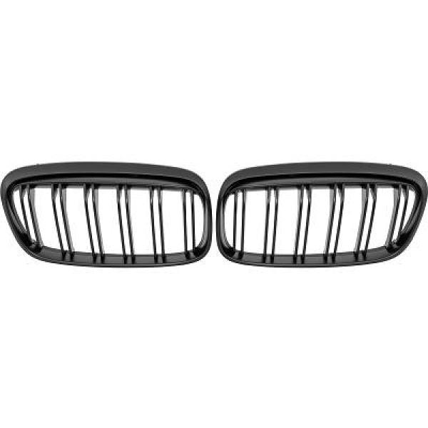 BMW 2-Serie F45/46 12+ Dubbelribbad Blanksvart Sportgrill / Njurar Performance-Look DIEDERICHS i gruppen Välj bilmodell / BMW / 2-serie Gran Coupe (F44-F45-F46) 2020+ hos DDESIGN Scandinavia AB (1240240)