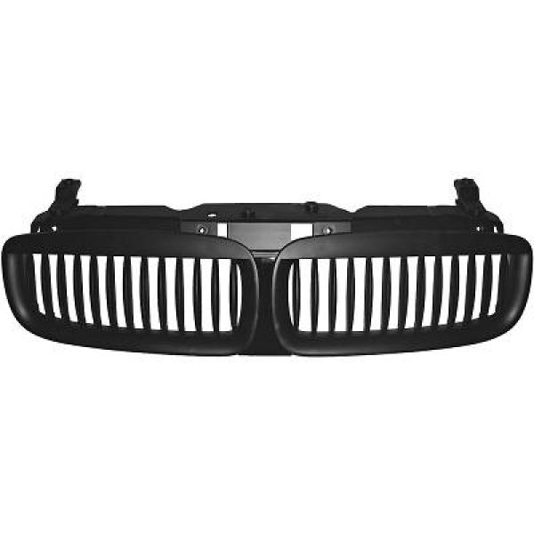 BMW 7-Serie E65/66 01-05 Enkelribbad Svart Sportgrill / Njurar DIEDERICHS i gruppen Välj bilmodell / BMW / 7-serie (E65-E66) 01-08 / Styling hos DDESIGN Scandinavia AB (1243340)
