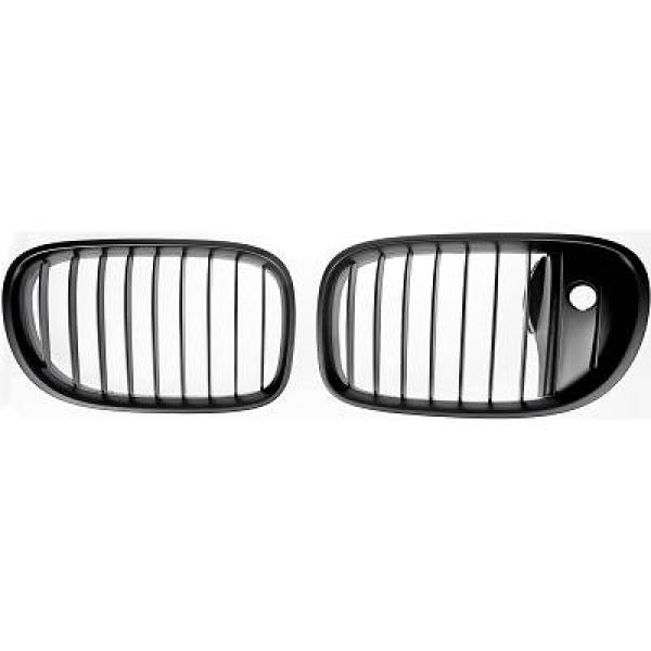 BMW 7-Serie F01 12-15 Enkelribbad Mattsvart Sportgrill / Njurar Performance-Look DIEDERICHS i gruppen Välj bilmodell / BMW / 7-serie (F01-F02) 08-15 / Styling hos DDESIGN Scandinavia AB (1244540)