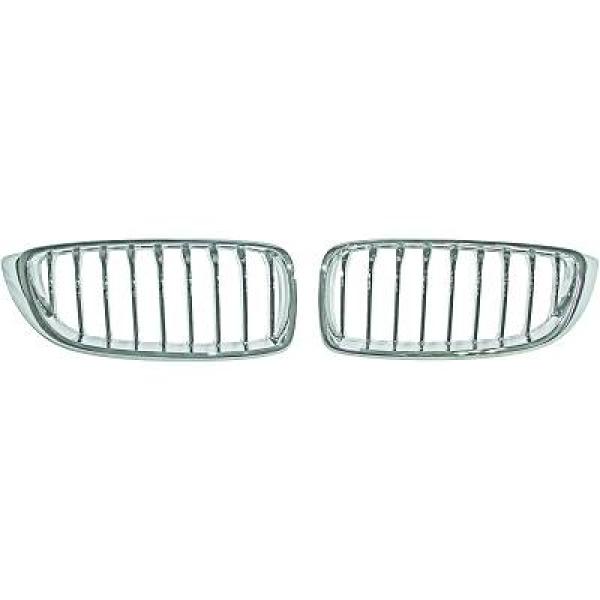 BMW 4-Serie F32/33/36 13-21 Enkelribbad Kromad Sportgrill / Njurar DIEDERICHS i gruppen Bilmodeller / BMW / 3-serie-4-serie (F30-F36) 11-19 / Styling / Grill hos DDESIGN AB (1245240)