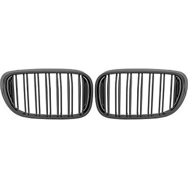 BMW 7-Serie G11 15-19 Dubbelribbad Blanksvart Sportgrill / Njurar Sport-Look DIEDERICHS i gruppen Välj bilmodell / BMW / 7-Serie (G11-G12) 15+ hos DDESIGN Scandinavia AB (1260240)