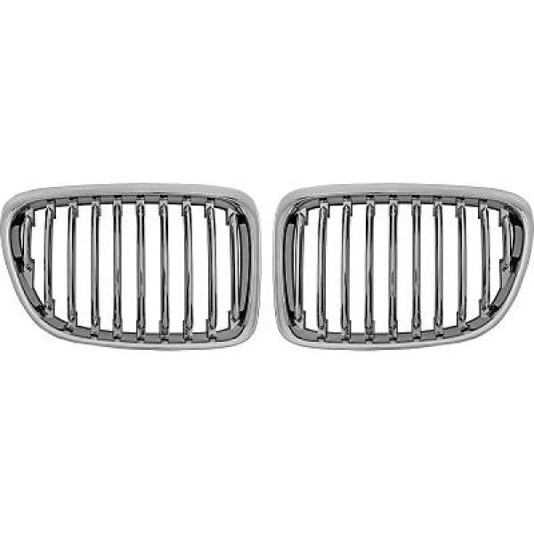 BMW X1 E84 09-15 Enkelribbad Kromad Sportgrill / Njurar DIEDERICHS i gruppen Välj bilmodell / BMW / X1 (E84) 09-15 / Styling / Grill hos DDESIGN Scandinavia AB (1265240)