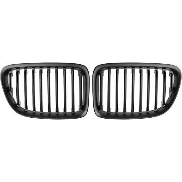 BMW X1 E84 09-15 Enkelribbad Mattsvart Sportgrill / Njurar DIEDERICHS i gruppen Välj bilmodell / BMW / X1 (E84) 09-15 / Styling / Grill hos DDESIGN Scandinavia AB (1265340)