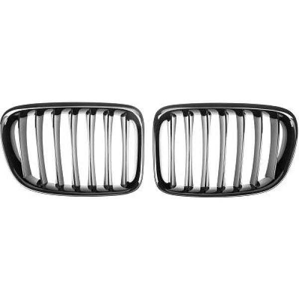 BMW X1 E84 09-15 Enkelribbad Blanksvart Sportgrill / Njurar Performance-Look DIEDERICHS i gruppen Välj bilmodell / BMW / X1 (E84) 09-15 / Styling / Grill hos DDESIGN Scandinavia AB (1265341)
